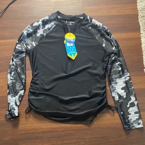 Free country, Girls, M, black, swim shirt, NWT